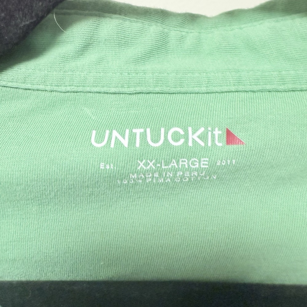 Untuck It Men's Green Polo Shirt Size‎ XXL